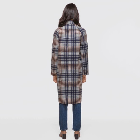 PRICE DROP Greylin Austar Plaid Check Coat - Picture 6 of 7